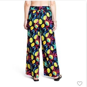 NWT-Women’s Lemon Print Wide-Leg Pants Tabitha Brown for Target
